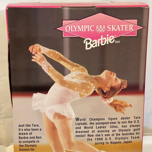 Mattel 1997 Olympic Skater Barbie Doll African American #18503 - Picture 5 of 6